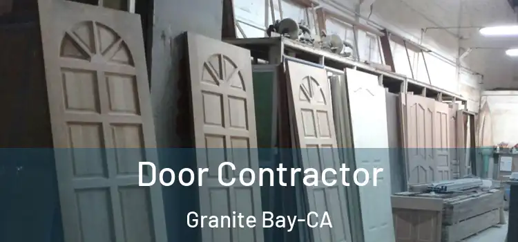 Door Contractor Granite Bay-CA