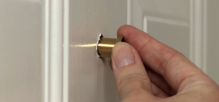 peephole door repair in Granite Bay