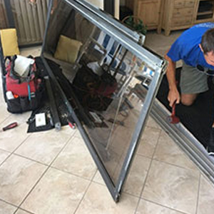 sliding glass door frame repair Granite Bay